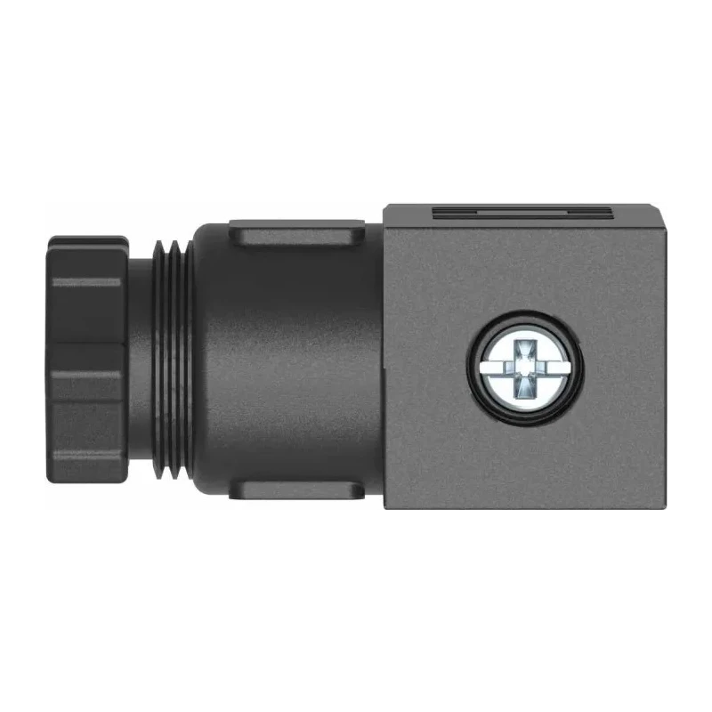 Festo Solenoid Connector Female DIN 43650 C, 250V AC, 6A, IP65, PG7 Cable Gland, Model MSSD-EB