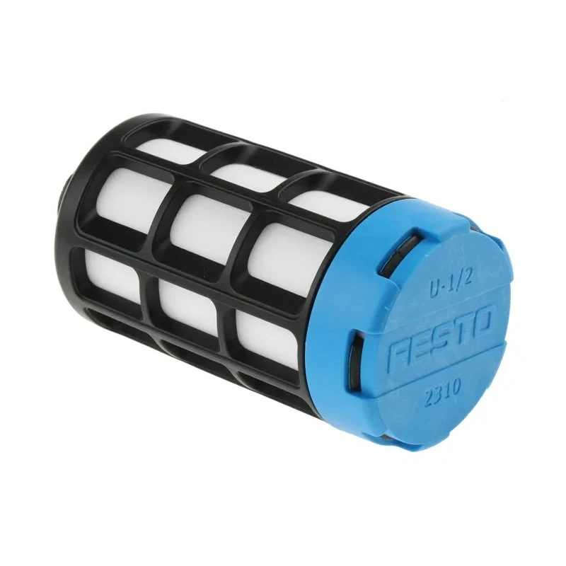 Festo Polyacetal Pneumatic Silencer, Threaded G, 1/2 in, 10 bar, 81dB Noise Reduction, U-1/2