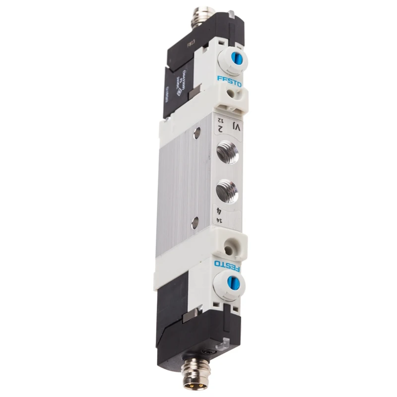Festo 5/2 Way Pneumatic Solenoid Valve, Metric Thread, M7 Port, VUVG Series, Aluminium Alloy Body VUVG-LK10-B52-T-M7-1R8L-S