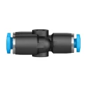 Festo Polybutylene Terephthalate Pneumatic Fitting, Push-in 3 mm, Y Tube Adaptor, Chemical Resistant, Food Grade QSMY-3