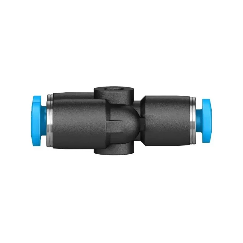 Festo Polybutylene Terephthalate Pneumatic Fitting, Push-in 3 mm, Y Tube Adaptor, Chemical Resistant, Food Grade QSMY-3