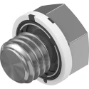 Festo Metric Aluminium Blanking Plug, Threaded, 8mm Length, Series B, Model B-M5