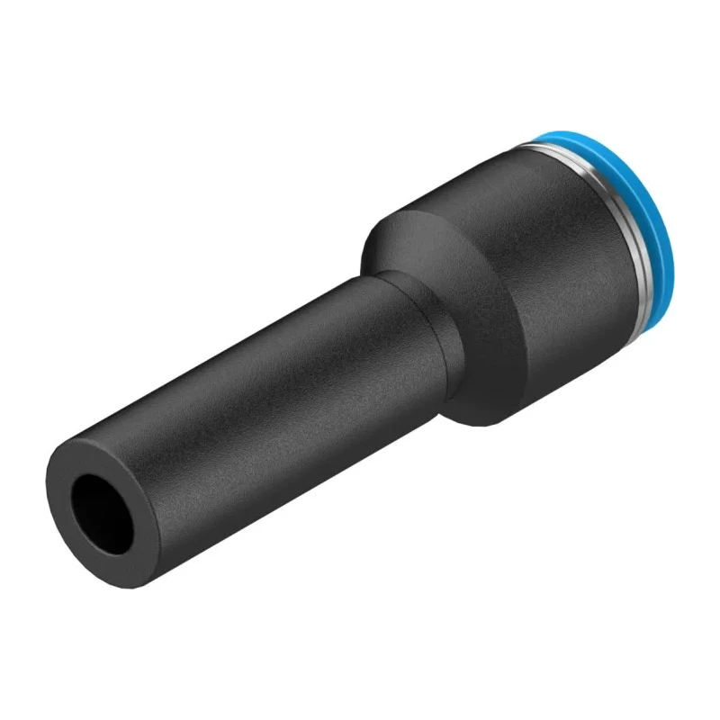 Festo QS Series Pneumatic Fitting Reducer Nipple, Push-In 10 mm to 8 mm, Chemical Resistant, Food Grade, 14 Bar, QS-10H-8