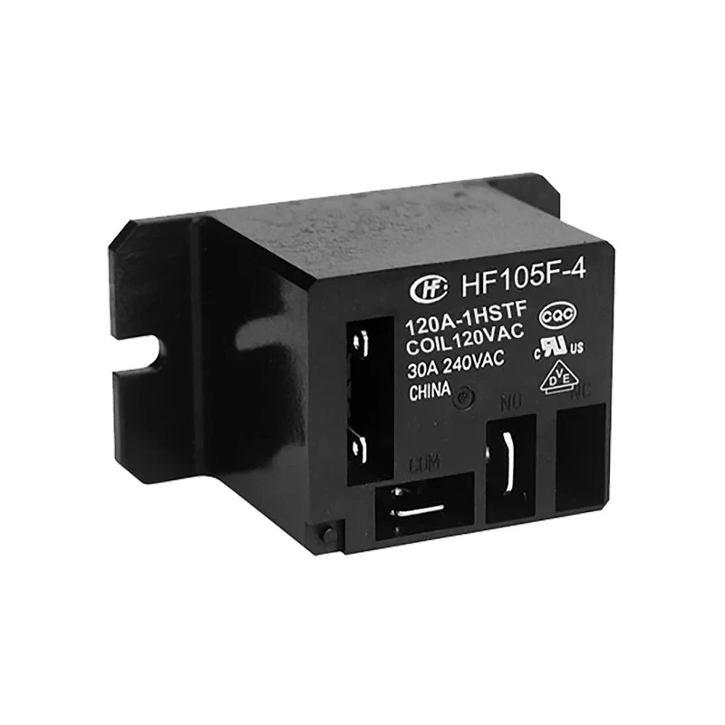 Hongfa Europe GMBH Flange Power Relay, 120V AC Coil, 40A Switching Current, SPST, Flange Mount HF105F-4/120A1HSTF