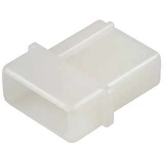 TE Connectivity Commercial MATE-N-LOK Female Connector Housing, Nylon, 5.08 mm Pitch, 3 Way, 1 Row, Straight 1-480305-0