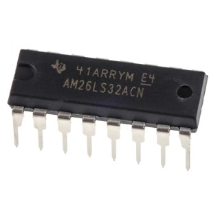 Texas Instruments Line Receiver 3-State PDIP AM26LS32ACN, TTL Logic, 16-Pin, Differential Input, 4.75–5.25V