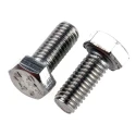 RS PRO Plain Stainless Steel Hex Bolt M5 x 12 mm, DIN 933, A2 Type 304 520-065