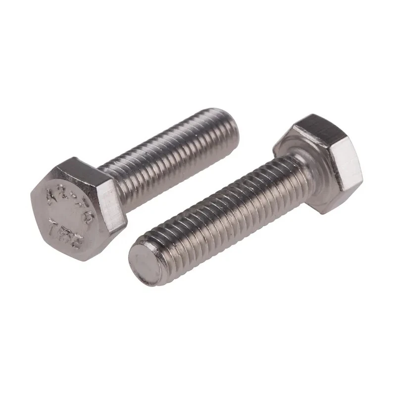 RS PRO Plain Stainless Steel Hex Bolt M5 x 20 mm DIN 933 520-087