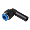 Festo QSL Series Polybutylene Terephthalate Elbow Tube-to-Tube Adapter, 14 Bar, -10°C to 80°C, QSL-10H-8