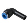 Festo QSL Series Polybutylene Terephthalate Elbow Tube-to-Tube Adapter, 14 Bar, -10°C to 80°C, QSL-10H-8