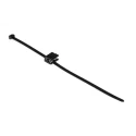HellermannTyton Cable Tie Assemblies 200 mm x 4.6 mm Black Polyamide 66 UL 94 V-2 150-40591 T50ROSEC5A-PA66HS/PA66HIRHS-BK