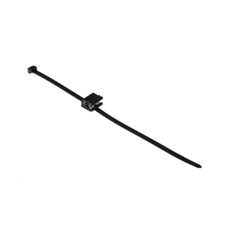 HellermannTyton Cable Tie Assemblies 200 mm x 4.6 mm Black Polyamide 66 UL 94 V-2 150-40591 T50ROSEC5A-PA66HS/PA66HIRHS-BK