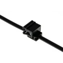 HellermannTyton Cable Tie Assemblies 200 mm x 4.6 mm Black Polyamide 66 UL 94 V-2 150-40591 T50ROSEC5A-PA66HS/PA66HIRHS-BK