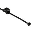 HellermannTyton Cable Tie Assemblies 200 mm x 4.6 mm Black Polyamide 66 UL 94 V-2 150-40591 T50ROSEC5A-PA66HS/PA66HIRHS-BK