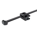 HellermannTyton Cable Tie Assemblies 200 mm x 4.6 mm Black Polyamide 66 UL 94 V-2 150-40591 T50ROSEC5A-PA66HS/PA66HIRHS-BK