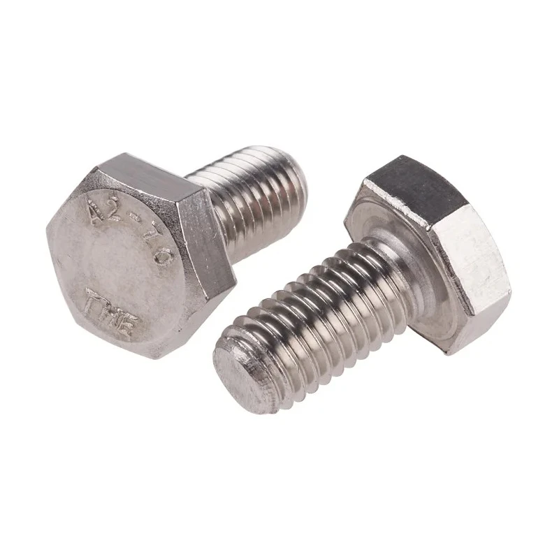 RS PRO Stainless Steel Hex Bolt M10 x 20 mm A2-304 Fully Threaded DIN 933 520-267