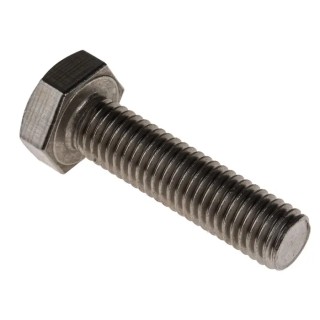 RS PRO Stainless Steel Hex Bolt M10 x 40 mm DIN 933 520-295