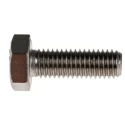 RS PRO Plain Stainless Steel Hex Bolt M10 x 30 mm, DIN 933, A2 Type 304, Fully Threaded 520-289