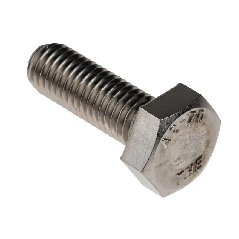 RS PRO Plain Stainless Steel Hex Bolt M10 x 30 mm, DIN 933, A2 Type 304, Fully Threaded 520-289