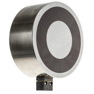 RS PRO Single Door, Double Door Holding Magnet 3600 N, 24V DC, Bright Nickel Plated, Mild Steel, Fail Safe 121-9829