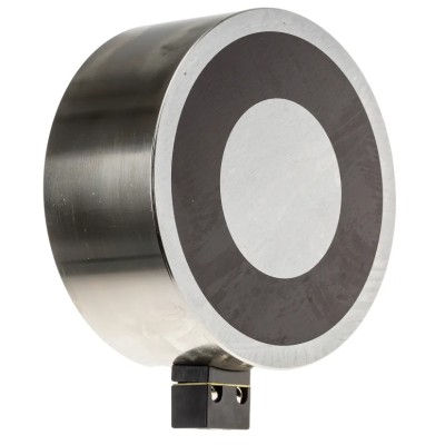 RS PRO Single Door, Double Door Holding Magnet 3600 N, 24V DC, Bright Nickel Plated, Mild Steel, Fail Safe 121-9829