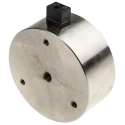 RS PRO Single Door, Double Door Holding Magnet 3600 N, 24V DC, Bright Nickel Plated, Mild Steel, Fail Safe 121-9829