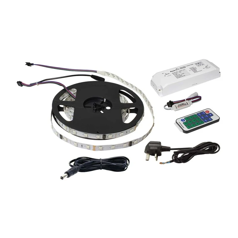 PowerLED RGBD Colour-Chasing Digital LED Light Kit, 12V, IP20, Blue/Red/White, 48 LEDs, F10-RGBD-12-48-20-KIT