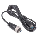 RS PRO Waterproof IC Socket USB Cable, Male USB Type A to Male, USB 3.0, Black, 2m 122-3033