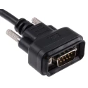 RS PRO Male D-Sub 9-Pin to Male Unterminated Serial Cable, IP67 Waterproof, 2m PVC, 500V DC, GTC Sealed Series 122-3040