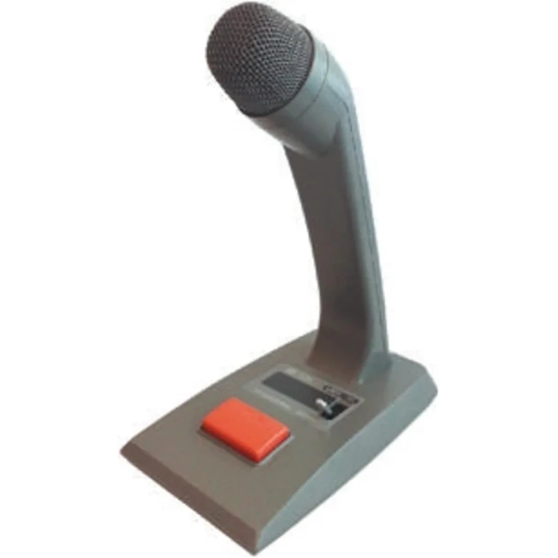 TOA Desk Paging Microphone Dynamic Moving Coil 10000 Hz Cardioid, 600 Ohm, PM660U