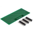 Phoenix Contact BC Series Perfboard for Prototyping Electronic Circuits, FR 4-21 Epoxy Glass, Green, 85mm x 38.5mm x 2202995