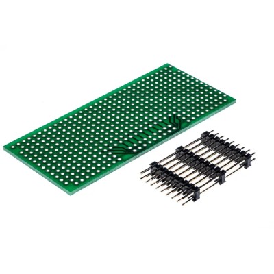 Phoenix Contact BC Series Perfboard for Prototyping Electronic Circuits, FR 4-21 Epoxy Glass, Green, 85mm x 38.5mm x 2202995