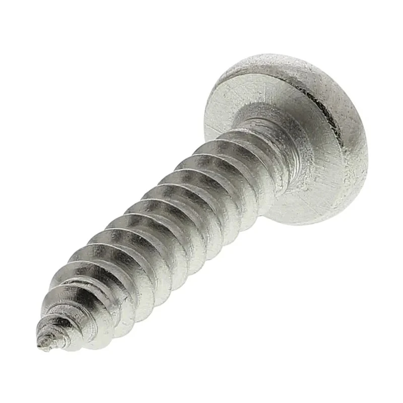 RS PRO Pan Head Self-Tapping Screw Stainless Steel, Plain, Pozidriv Drive, A2 Grade, 19mm Length, Size 8 521-620