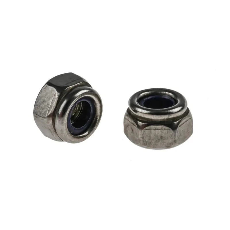 RS PRO Plain Stainless Steel Locknut M4 DIN 985 Nylon Insert 7mm Width 5mm Height 521-923