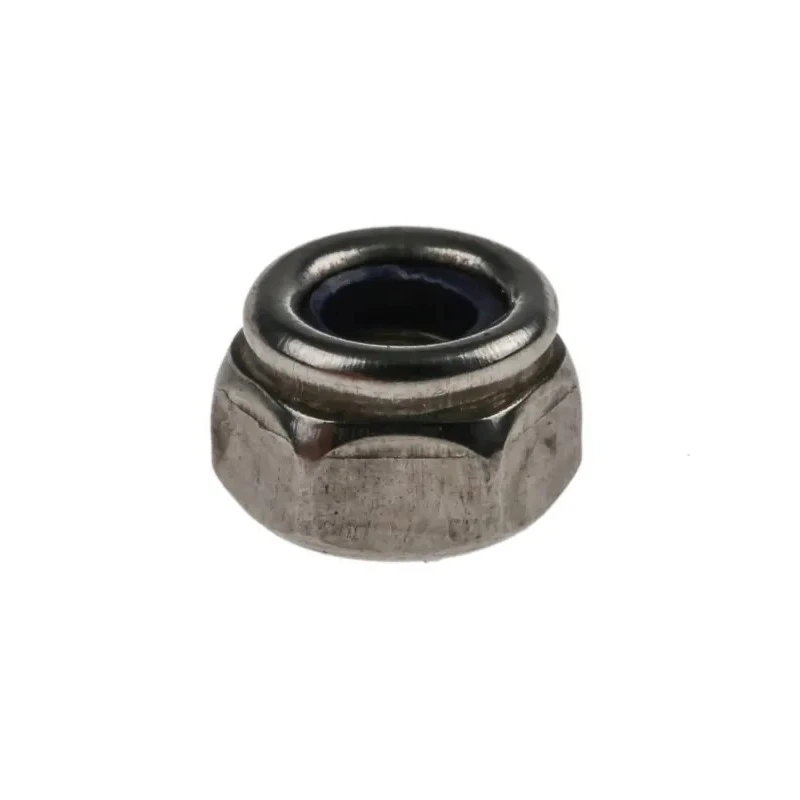 RS PRO Plain Stainless Steel Locknut M4 DIN 985 Nylon Insert 7mm Width 5mm Height 521-923