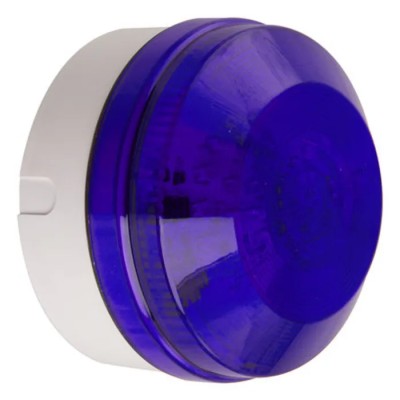 Moflash LED195 Series Blue Beacon 85V AC/DC Steady Flashing Rear LED Bulb IP65 LED195-03WH-SB-03