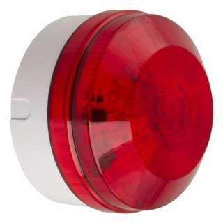 Moflash Red LED Beacon Flashing Surface 280V AC/DC, IP65, ABS, LED Bulb LED195-05WH-SB-02