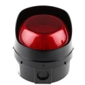 Moflash LED-TL Modular Series Red Beacon 280V AC/DC Steady Surface, Wall Mount,  IP65