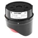 Moflash LED-TL Modular Series Red Beacon 280V AC/DC Steady Surface, Wall Mount,  IP65