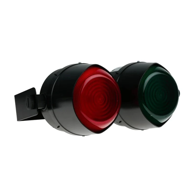 Moflash LED Beacon Wall Mount 2 Light Elements, Flashing, 380V AC/DC IP65, Multi Lens, LED-TL-05-02-04