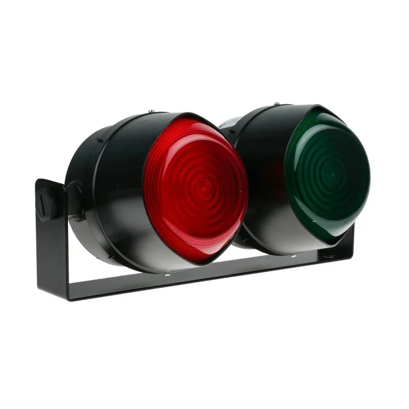 Moflash LED Beacon Wall Mount 2 Light Elements, Flashing, 380V AC/DC IP65, Multi Lens, LED-TL-05-02-04