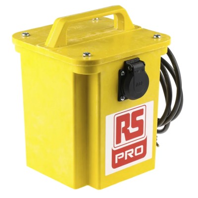 RS PRO Site Isolation Transformer 3.3 kVA, 230 V AC Primary/Secondary, 16 A Schuko Standalone 122-6721