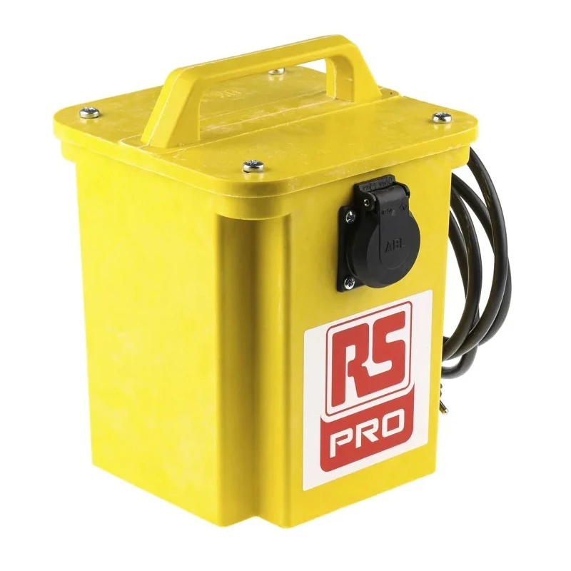 RS PRO Site Isolation Transformer 3.3 kVA, 230 V AC Primary/Secondary, 16 A Schuko Standalone 122-6721