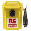 RS PRO Site Isolation Transformer 3.3 kVA, 230 V AC Primary/Secondary, 16 A Schuko Standalone 122-6721