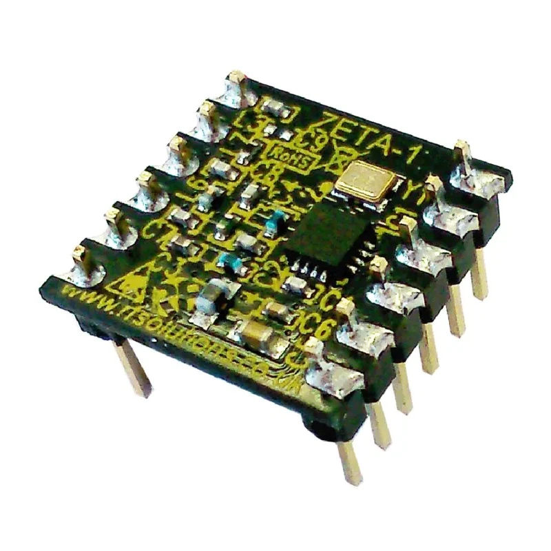 RF Solutions ZETA-433-D RF Module FM Transceiver, 433 MHz, 500 kbps SPI, Through-Hole, 1.8–3.6V, ZETA-433-D