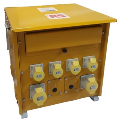 RS PRO 3 Site Transformer, 10 kVA, 400 V Primary, 110 V (55V-0V-55V) Secondary, Stand Alone, 32A Output, BS EN 122-6707