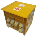 RS PRO 3 Site Transformer, 10 kVA, 400 V Primary, 110 V (55V-0V-55V) Secondary, Stand Alone, 32A Output, BS EN 122-6707