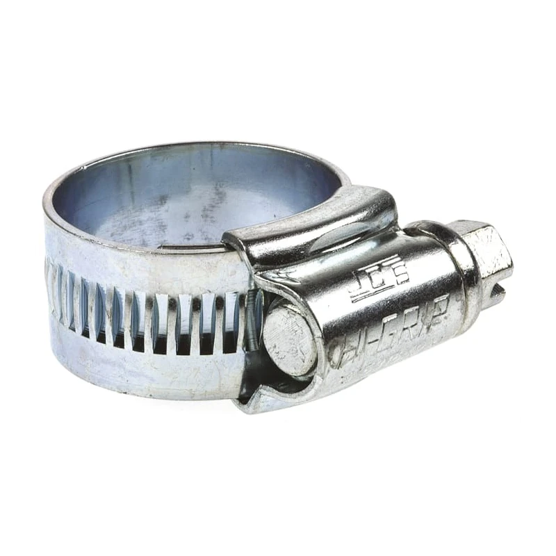 HI-GRIP Steel Worm Drive Hose Clip, Slotted Hex Screw, Zinc Plated, 22mm Max ID, HGZ22BP