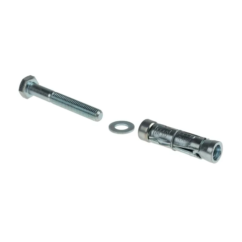 RawlPlug Carbon Steel Masonry Anchor M10 x 75 mm Zinc Plated R-RBL-M10/10W