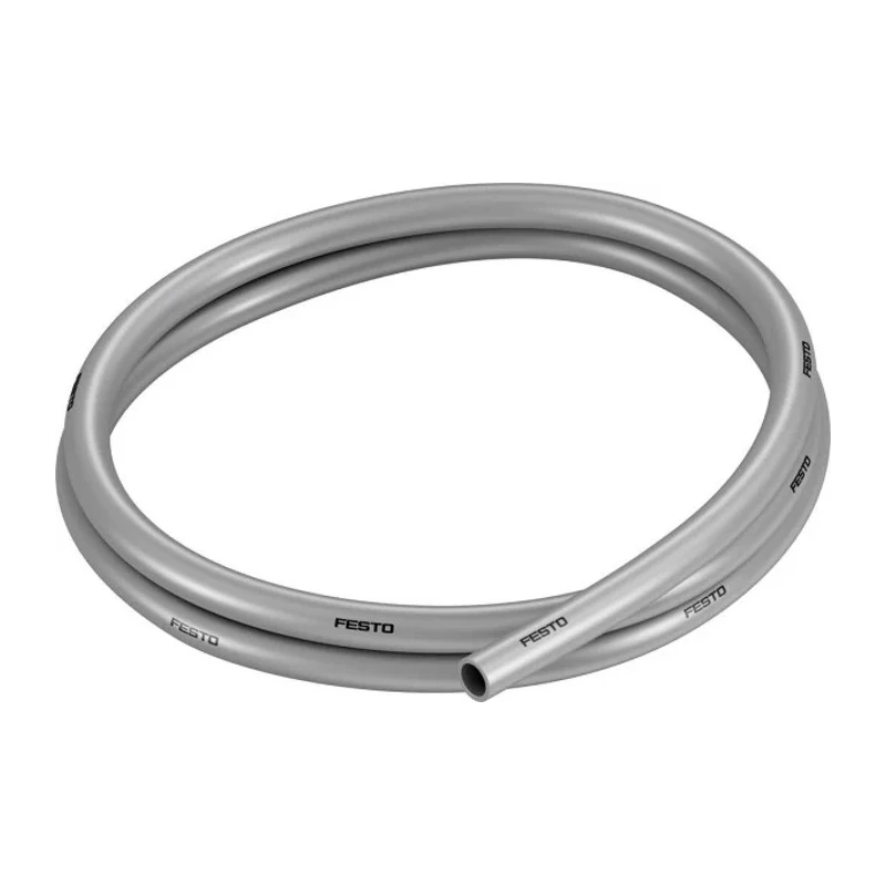 Festo Compressed Air Pipe Polyurethane Silver 50m, Outside Diameter 10mm, Max Pressure 10 bar PUN-H-10X1,5-SI